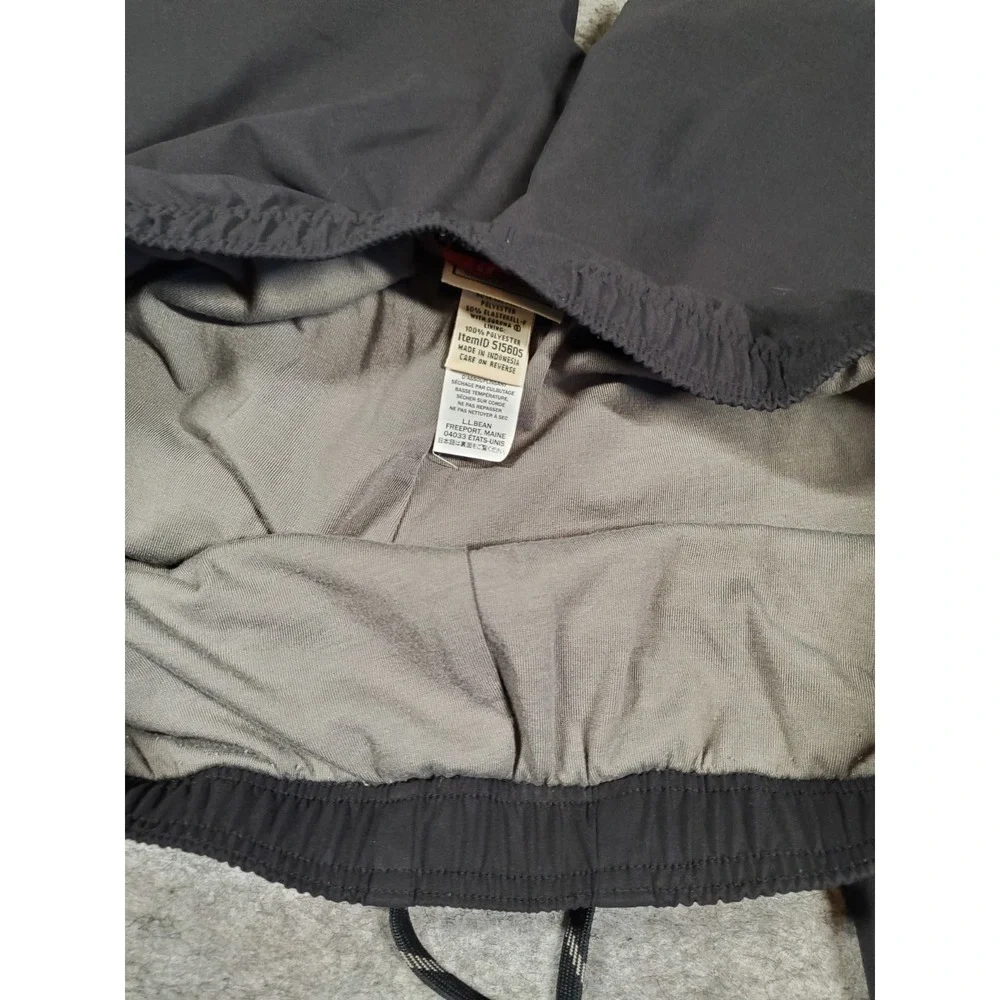 LL Bean Mens L Thick Double Layer Lined Pants Elastic Waist Insulated Outdoor